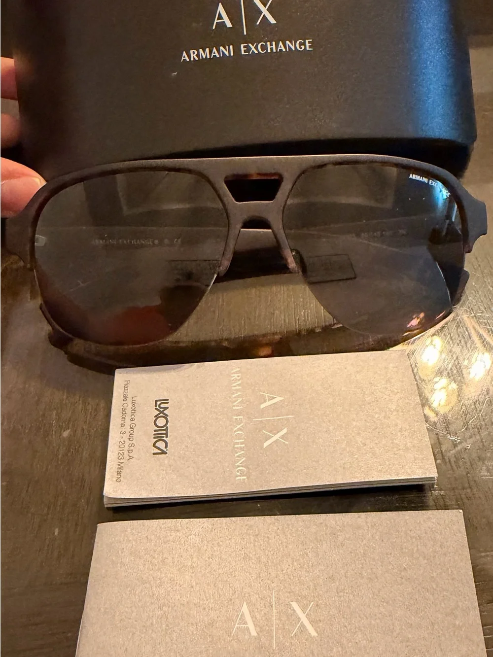 Armani Exchange Brown Frame Sunglasses Used in good condition